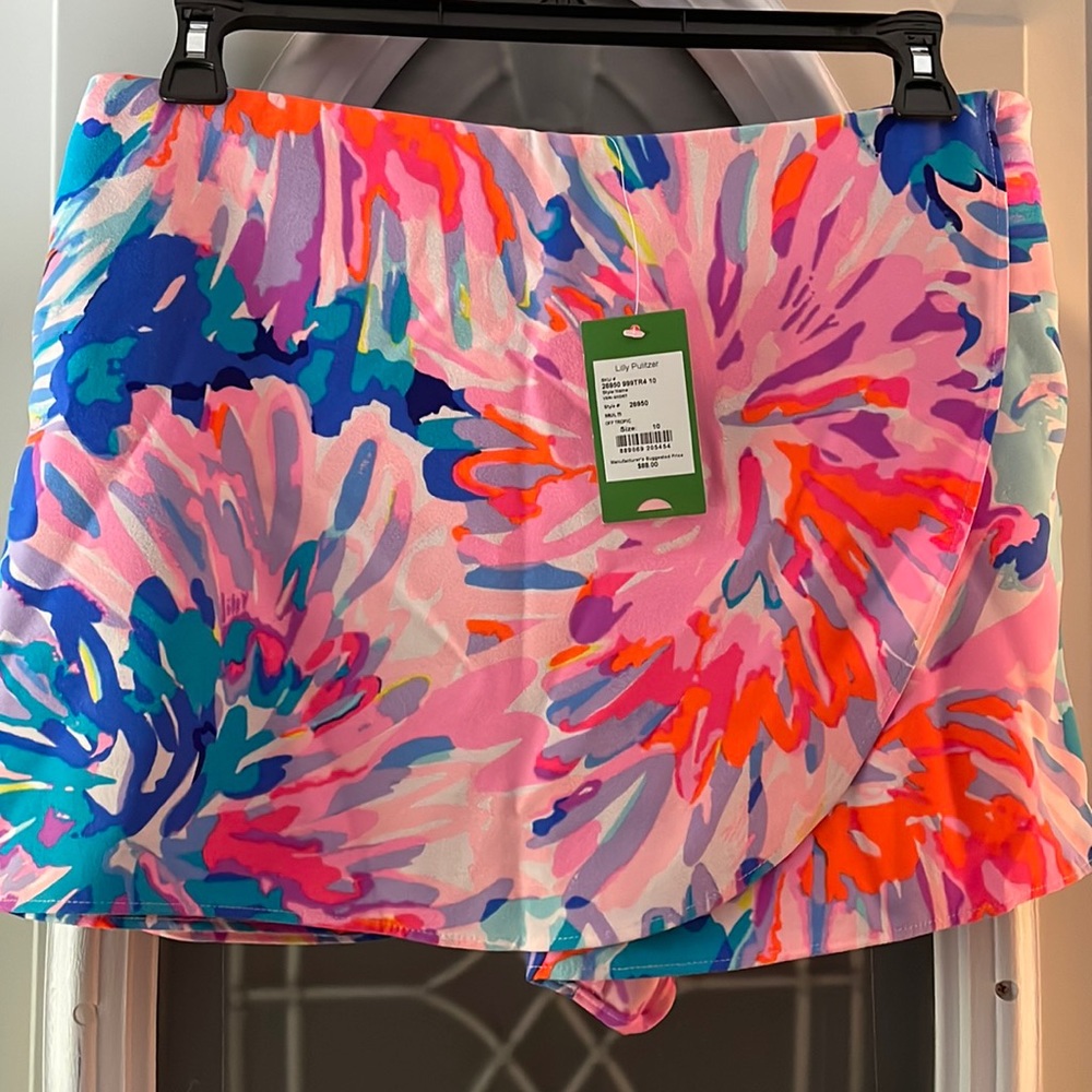Lilly Pulitzer “Off Tropic” multi veri skirt